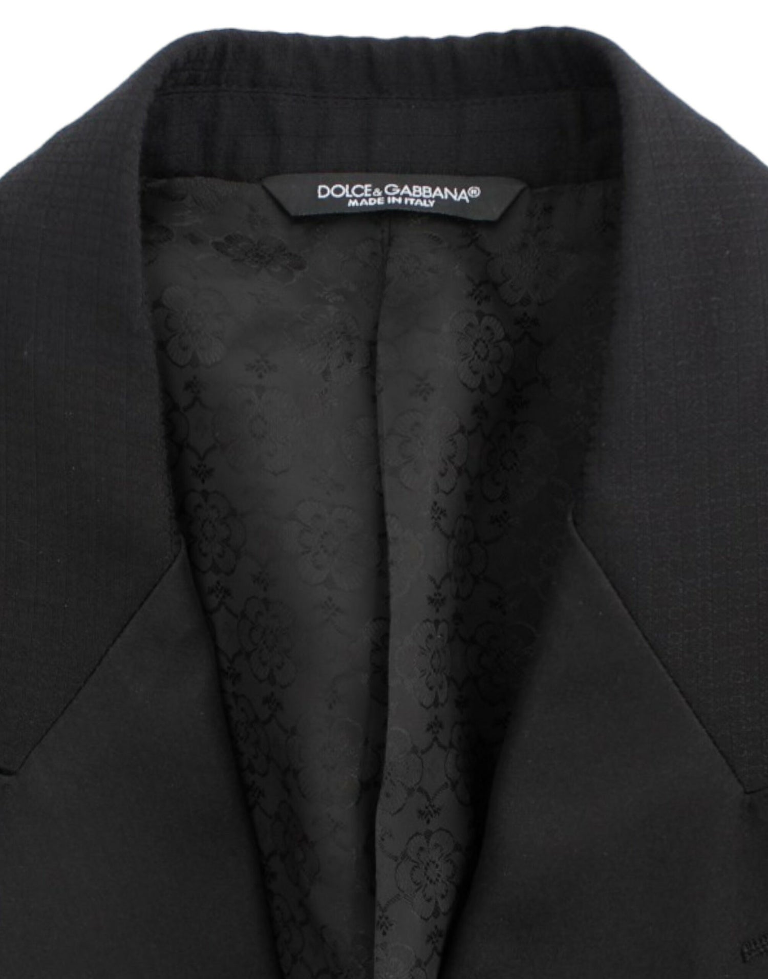 Black wool silk SICILIA blazer