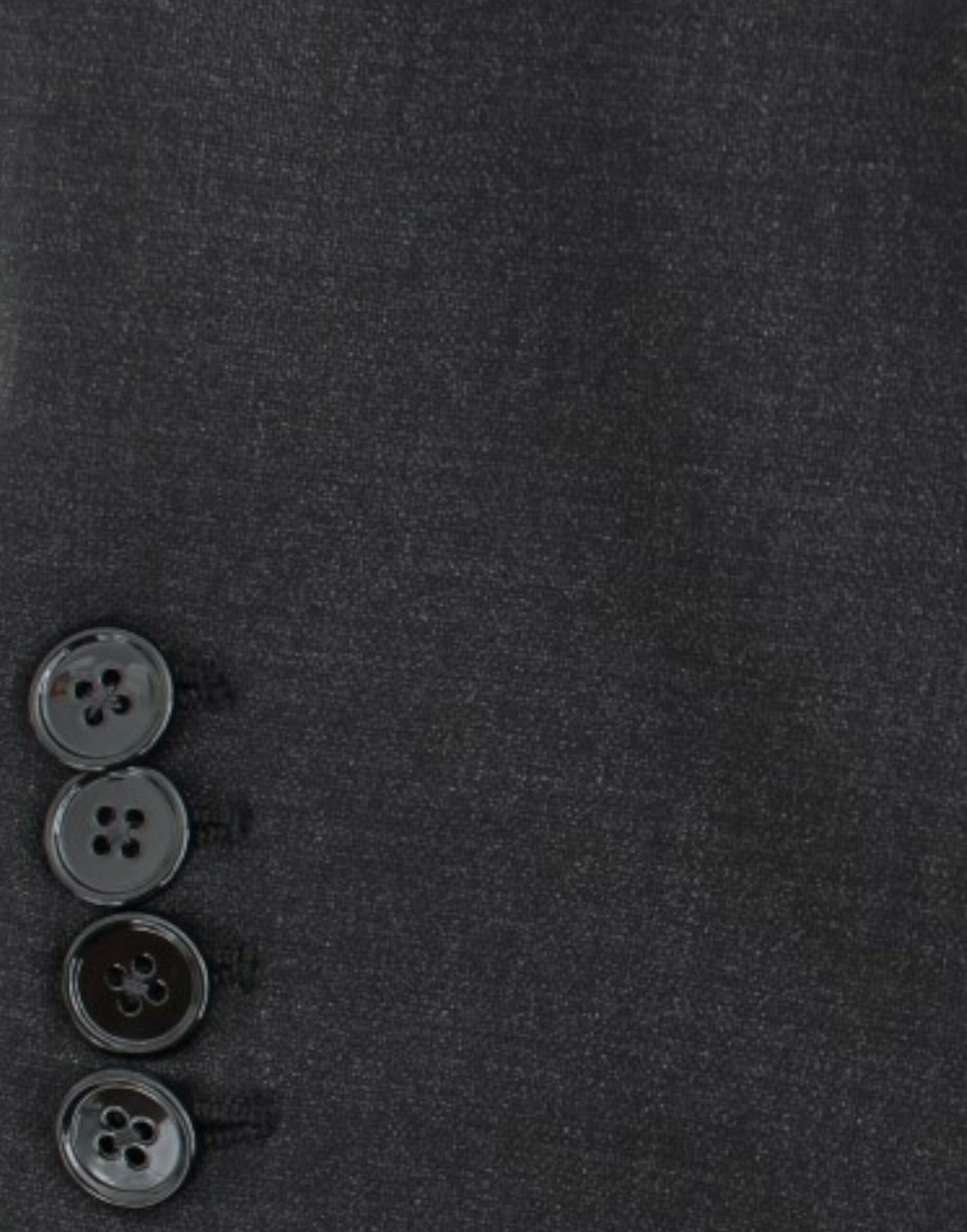 Sleek Gray Wool Slim Fit Blazer