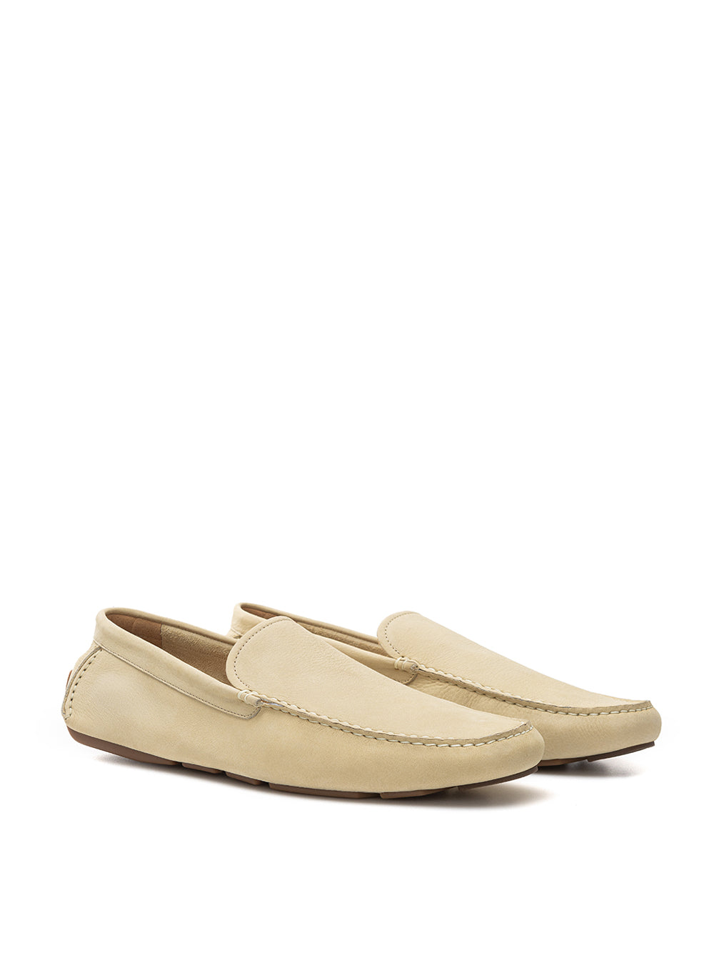 Elegant Beige Suede Loafers – Perfect for Any Occasion