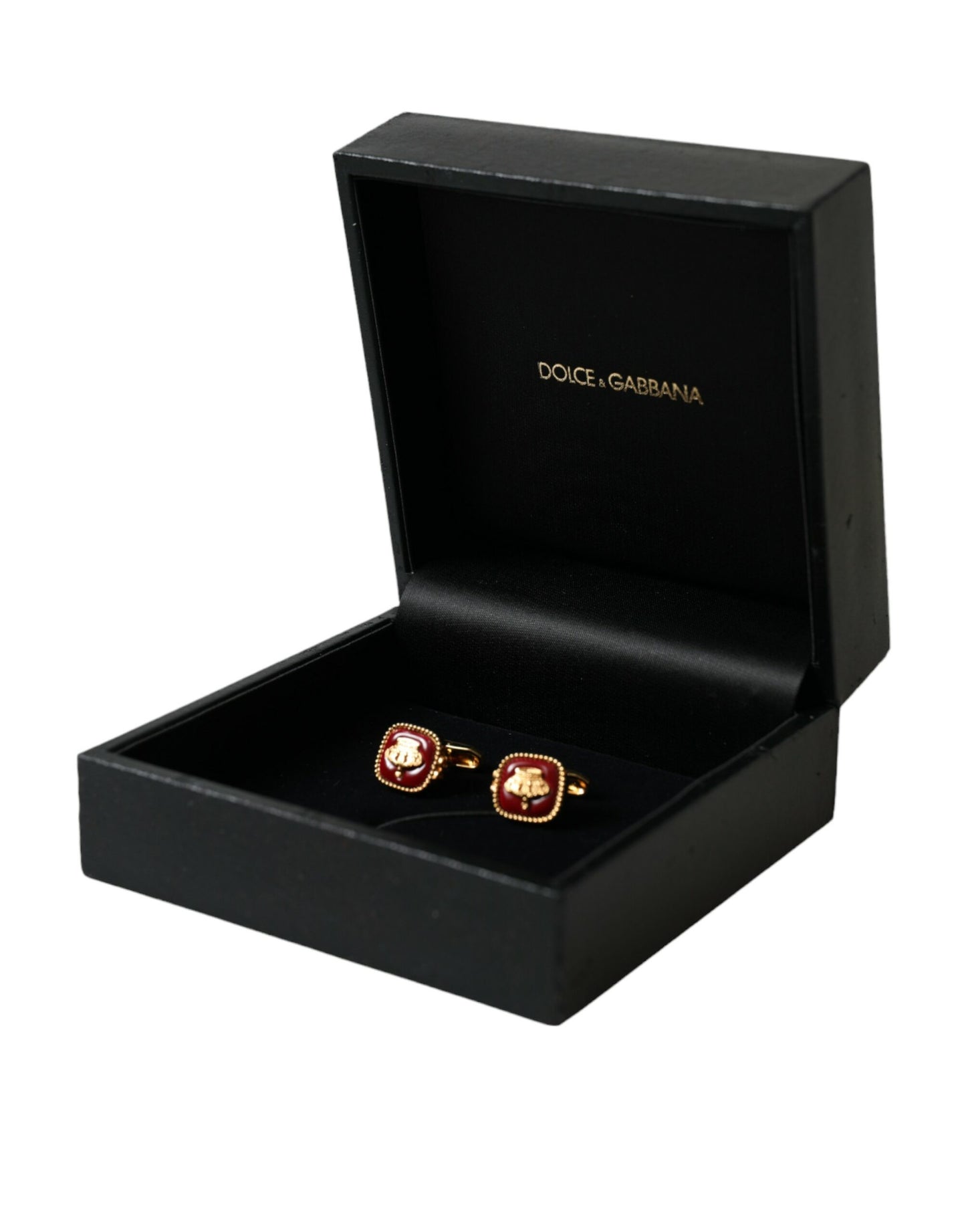 Gold Plated Crown Sterling Silver 925 Cufflink