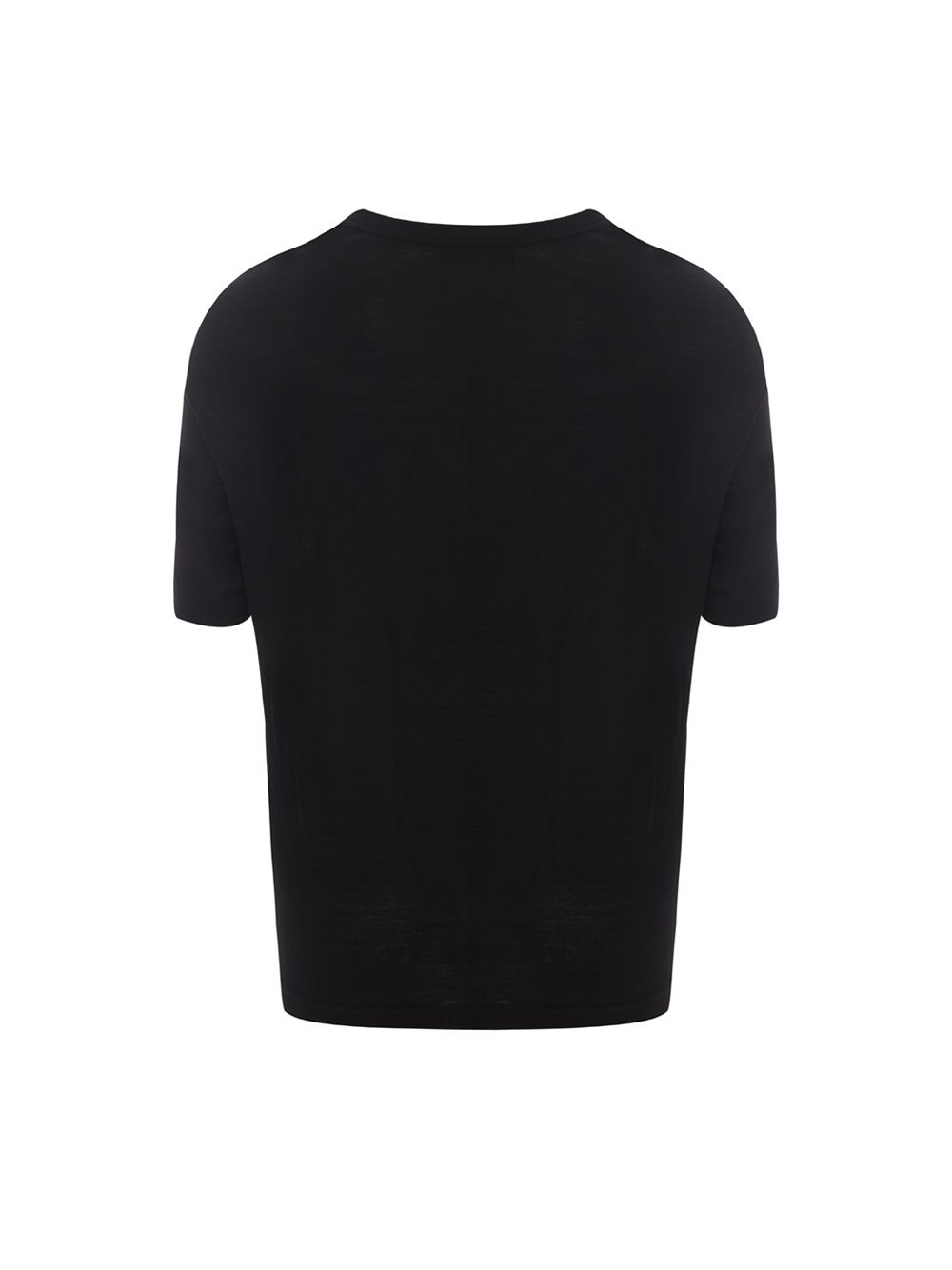 Elegant Black Wool T-Shirt - Chic Women's Top