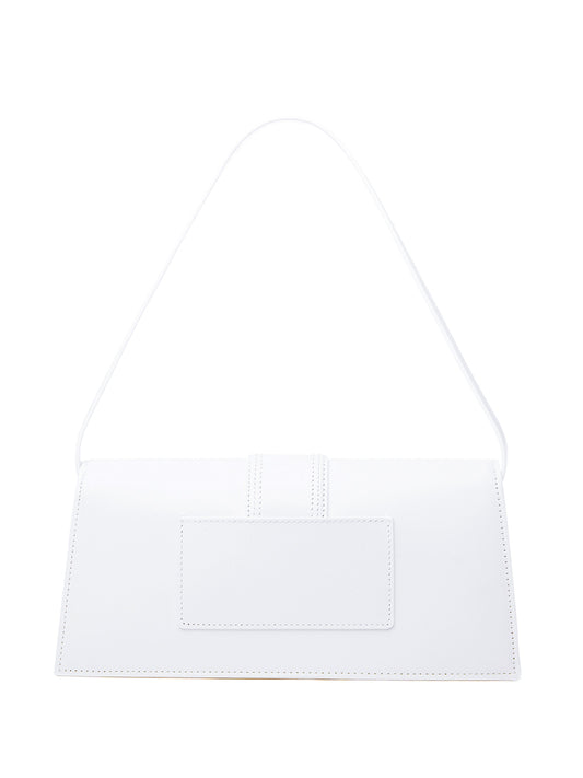 Elegant White Leather Shoulder Bag