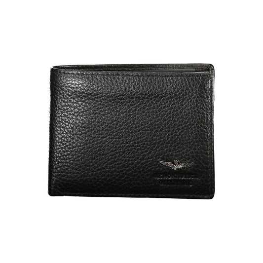 Sleek Dual-Compartment Leather Wallet