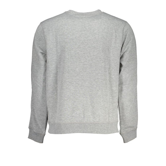 Sleek Gray Long Sleeve Sweatshirt