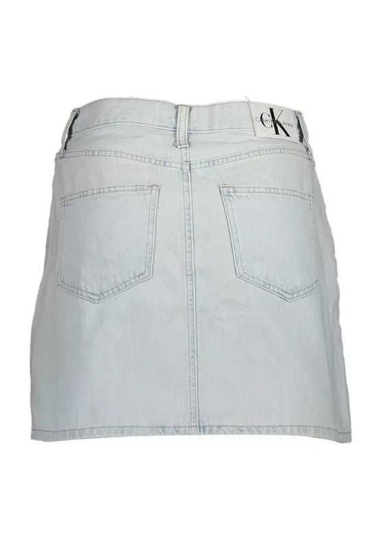 Chic Light Blue Denim Mini Skirt