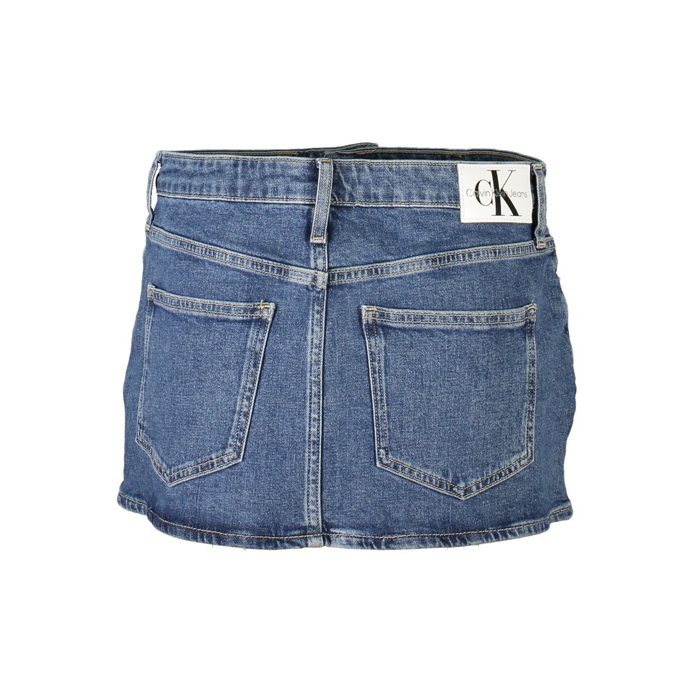 Chic Denim Mini Skirt with Eco-Conscious Twist