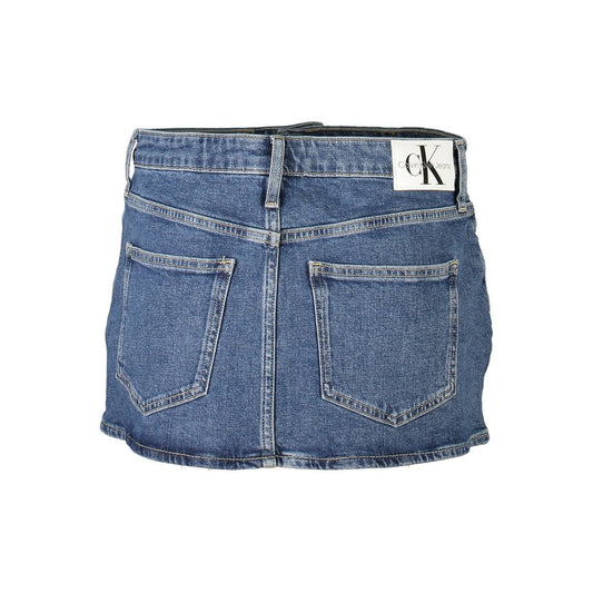 Chic Denim Mini Skirt with Eco-Conscious Twist