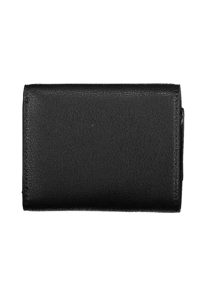 Elegant Black Double-Compartment Wallet