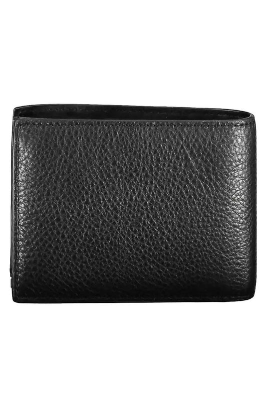 Sleek Black Leather RFID Wallet