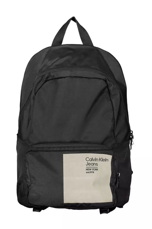 Sleek Contrast Detail Men's Backpack