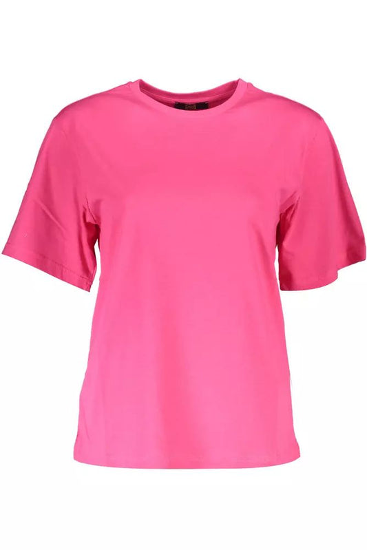 Chic Pink Slim Fit Logo Tee