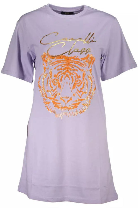 Elegant Purple Short Sleeve Tee