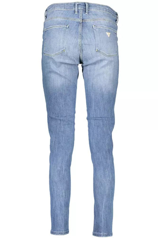 Ultra Skinny Mid-Rise Light Blue Denim