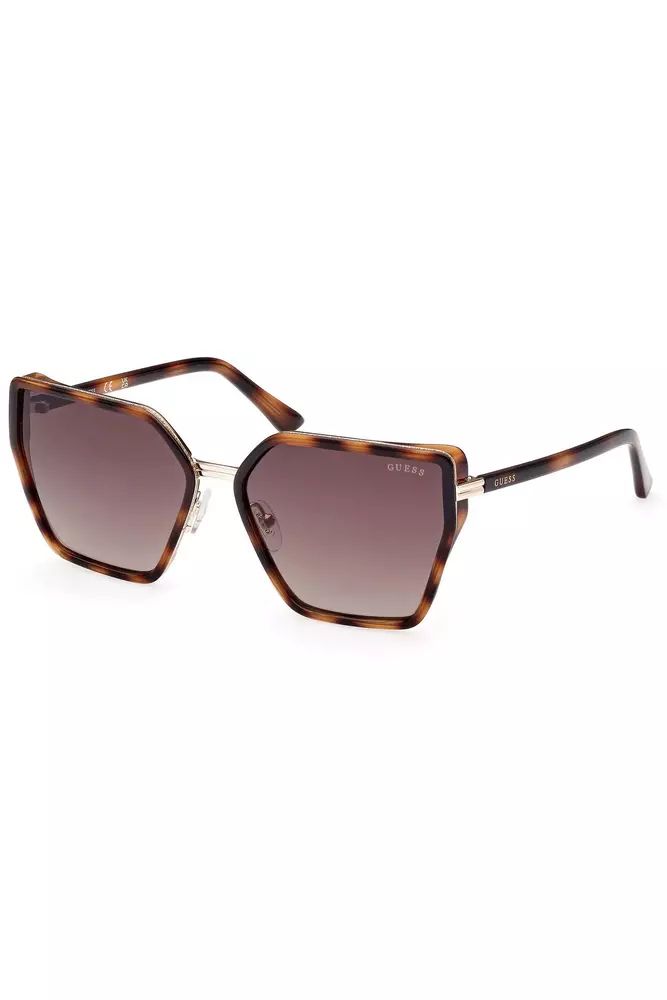 Chic Hexagonal Injected Frame Sunglasses