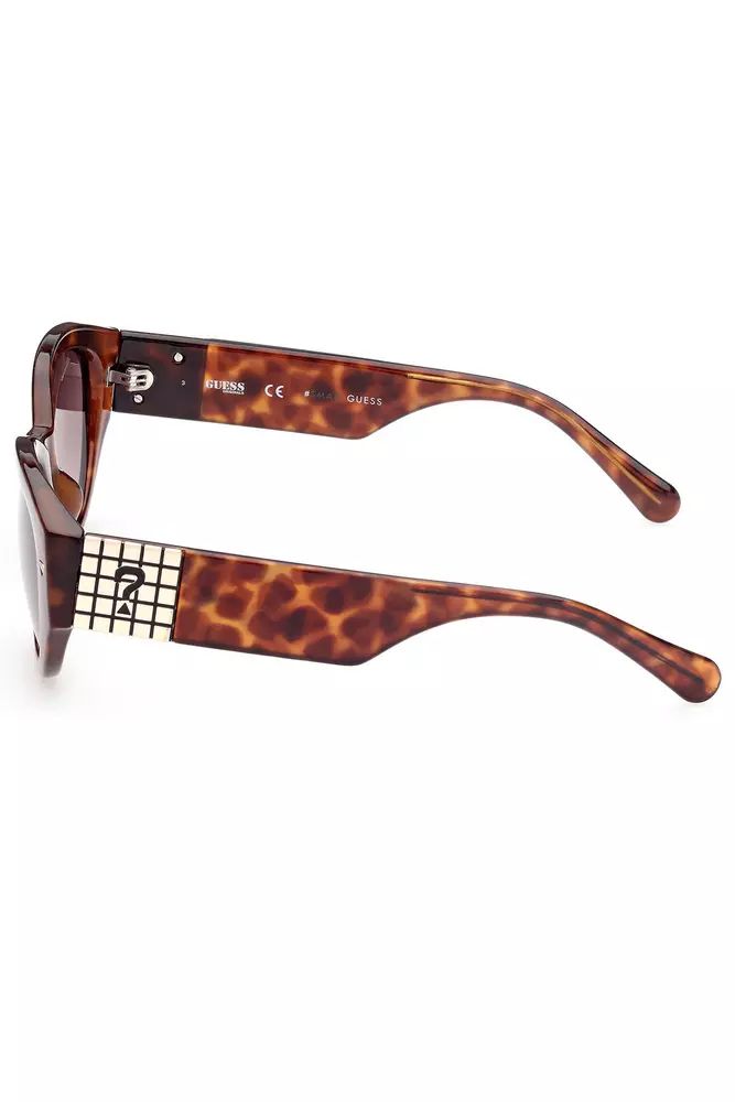 Chic Teardrop Brown Lens Sunglasses