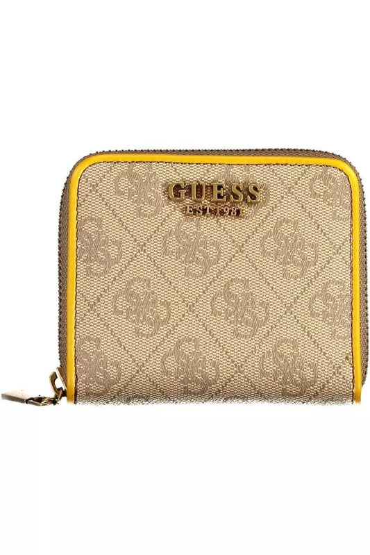 Chic Sunshine Yellow Zip Wallet