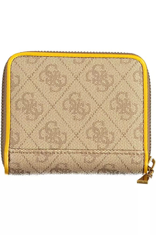 Chic Sunshine Yellow Zip Wallet