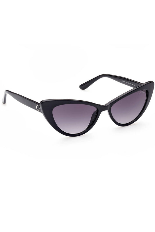 Sleek Teardrop Black Sunglasses