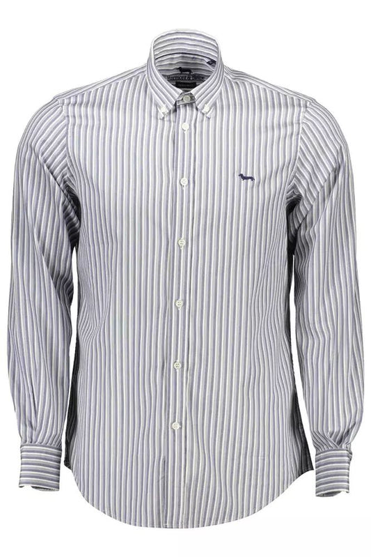 Elegant Light Blue Cotton Shirt