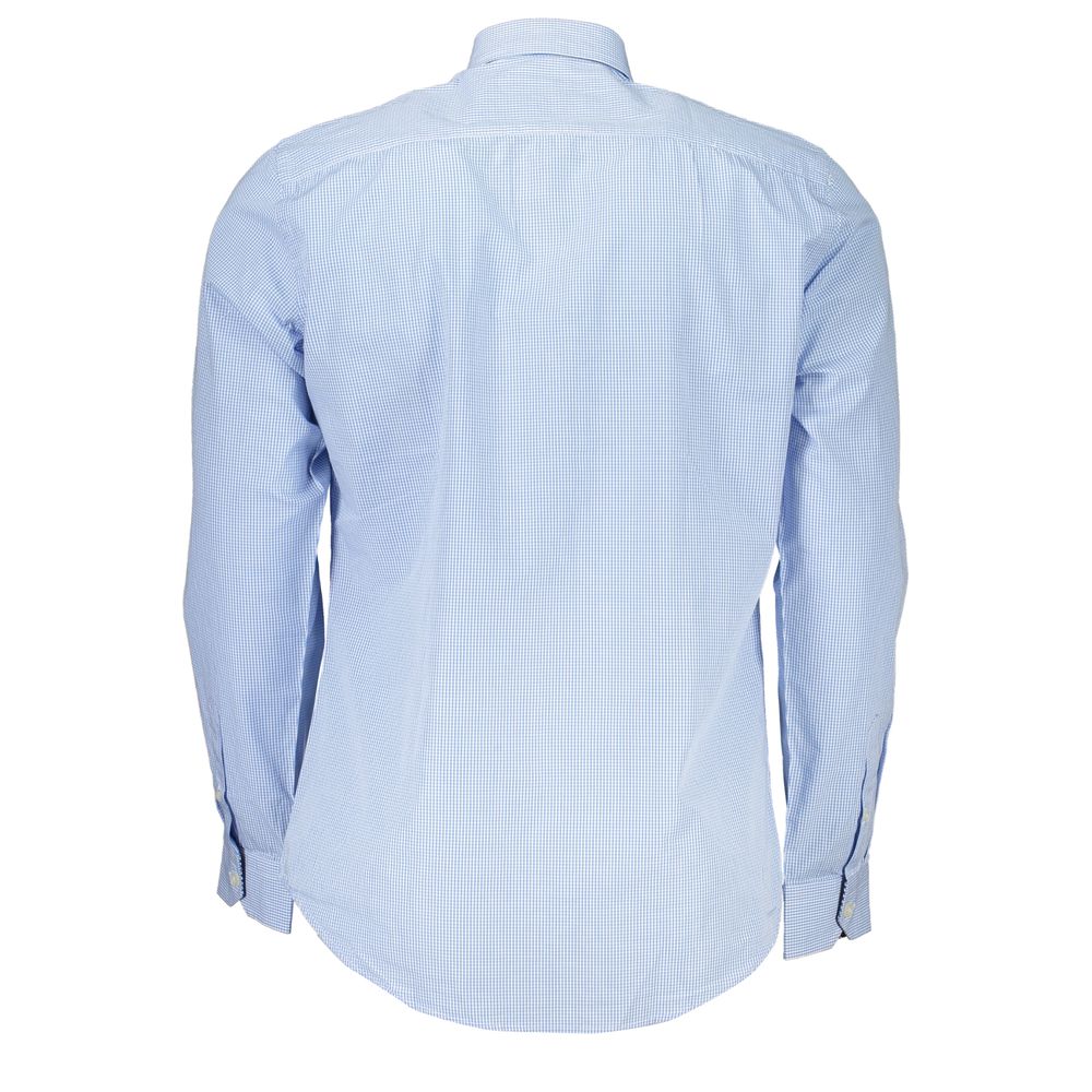 Elegant Light Blue Narrow Fit Shirt