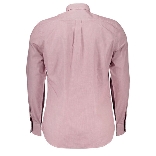 Elegant Pink Long Sleeve Cotton Shirt