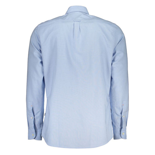 Elegant Light Blue Button-Down Shirt