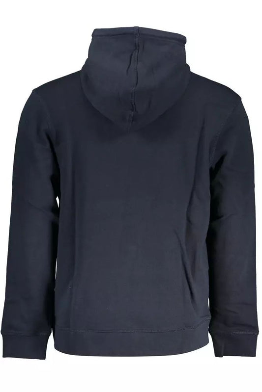 Sleek Hooded Sweatshirt in Rich Blue