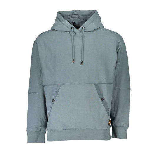 Green Fleece Hooded Sweatshirt with Logo