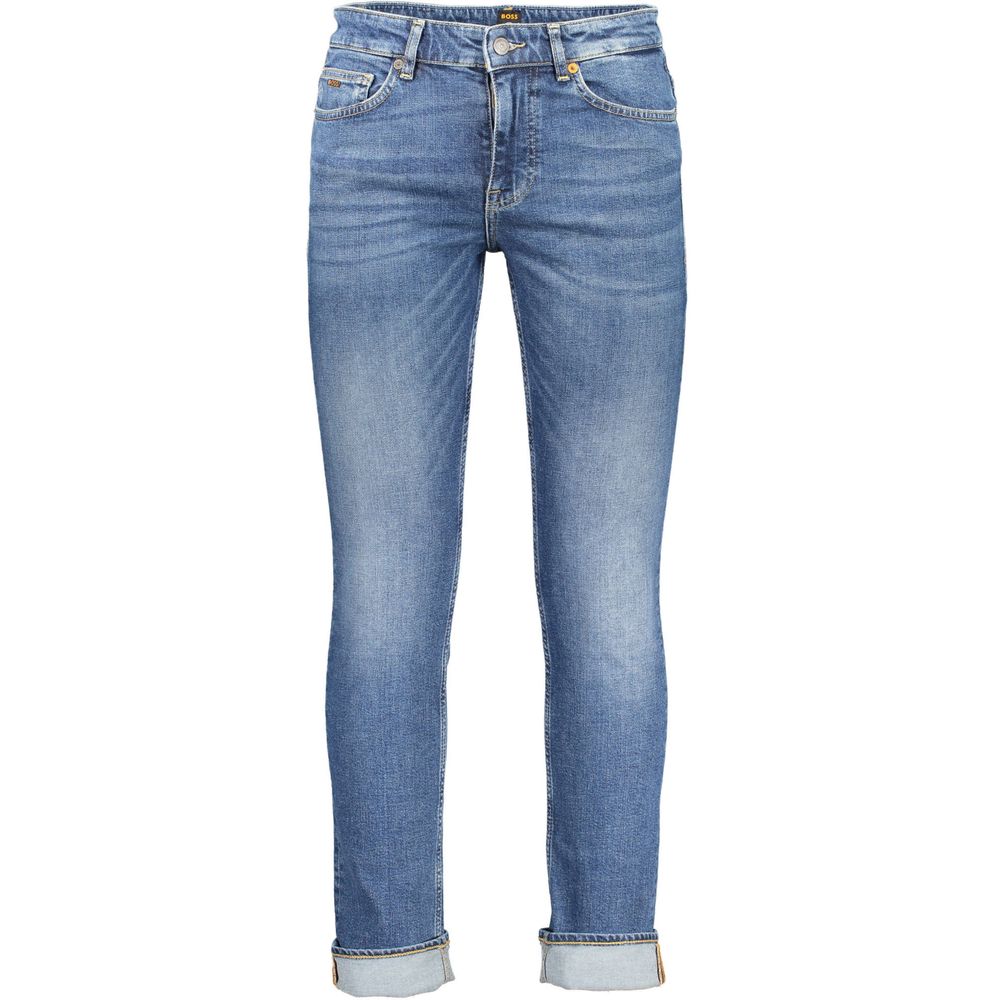 Sleek Slim Fit Washed Denim