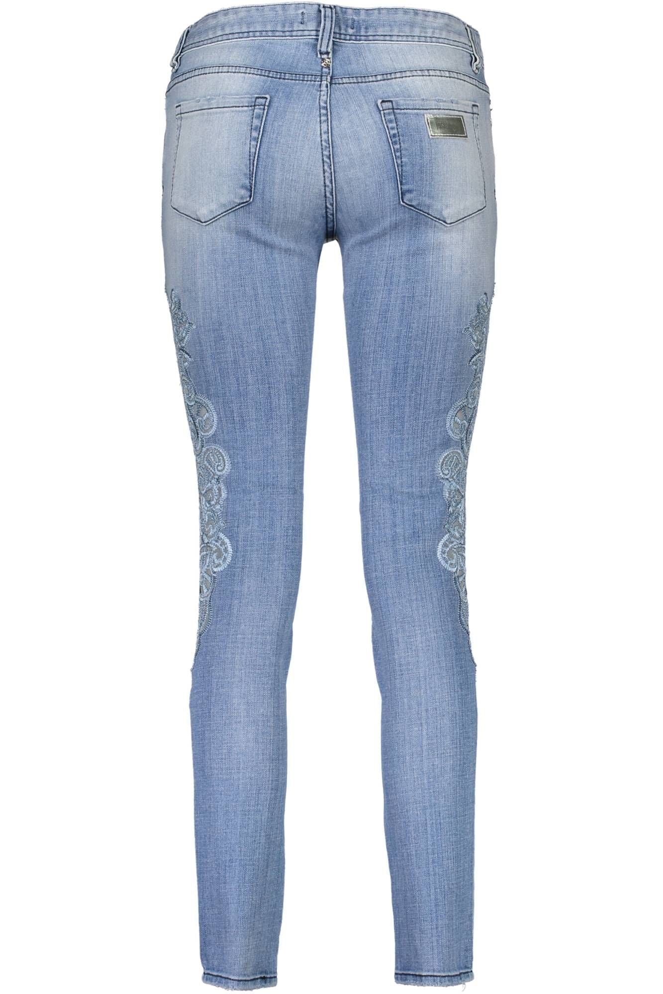 Light Blue Cotton Jeans & Pant