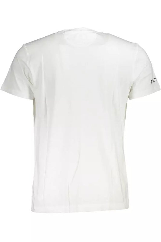 Elegant White Tee with Iconic Print