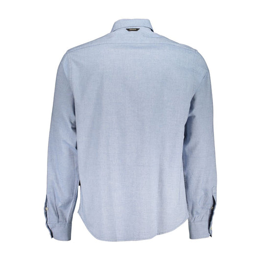 Elegant Light Blue Regular Fit Shirt