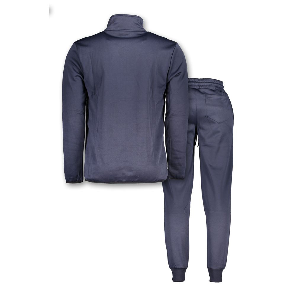 Elegant Blue Tracksuit Set - Sophisticated Style