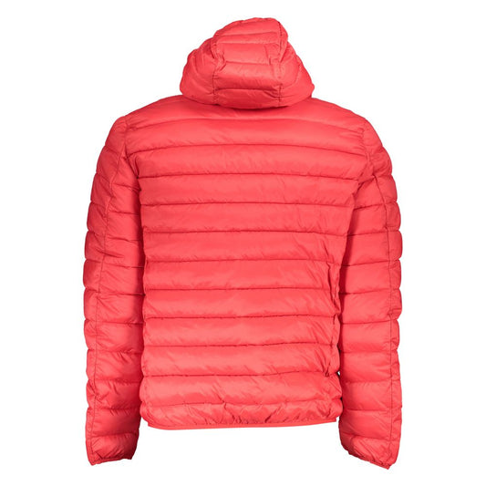 Sleek Pink Hooded Jacket for Men