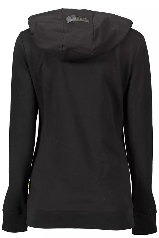 Elegant Hooded Sweatshirt with Contrasting Details