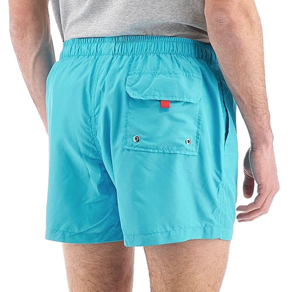 Elegant Light Blue Men's Swim Shorts