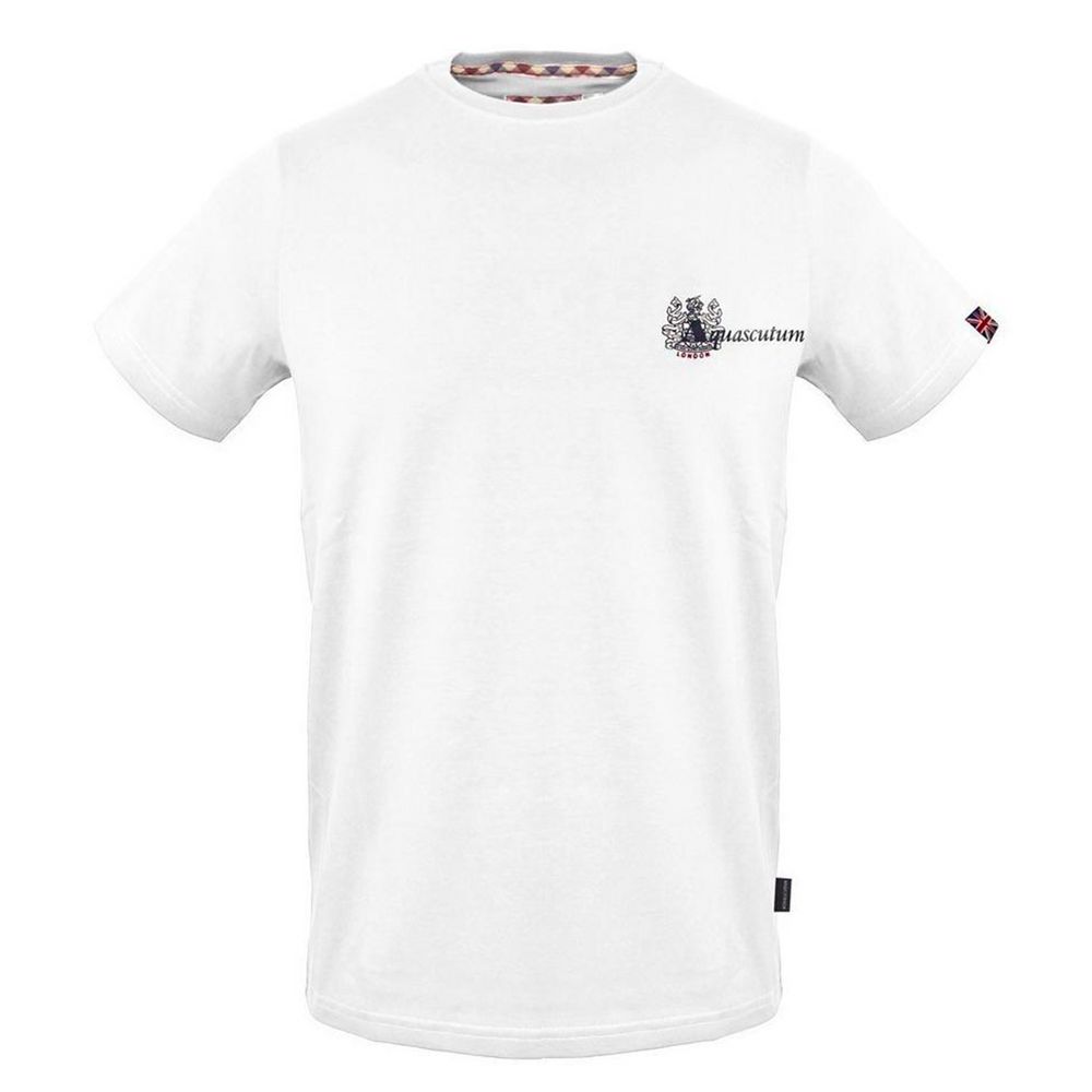 Elegant Contrast Logo Cotton Tee