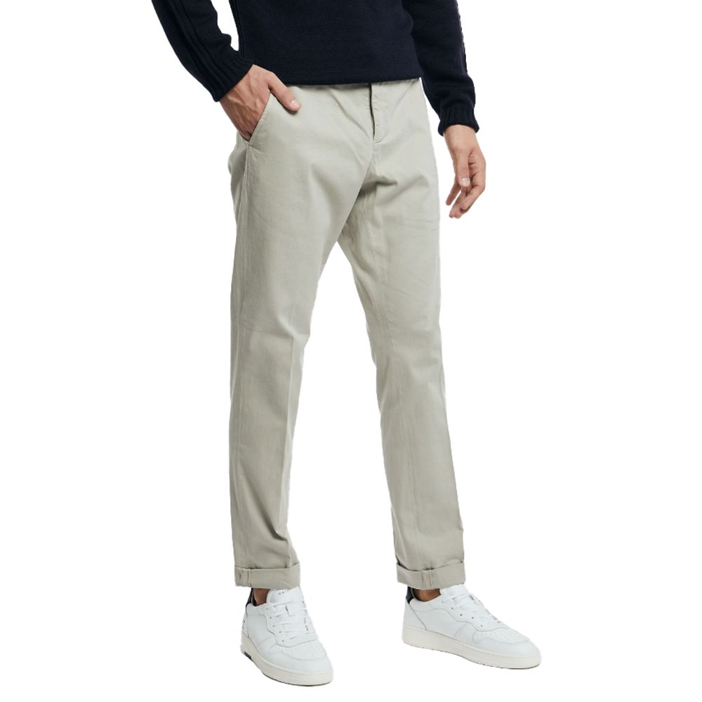 Chic Gray Gaubert Chino Trousers