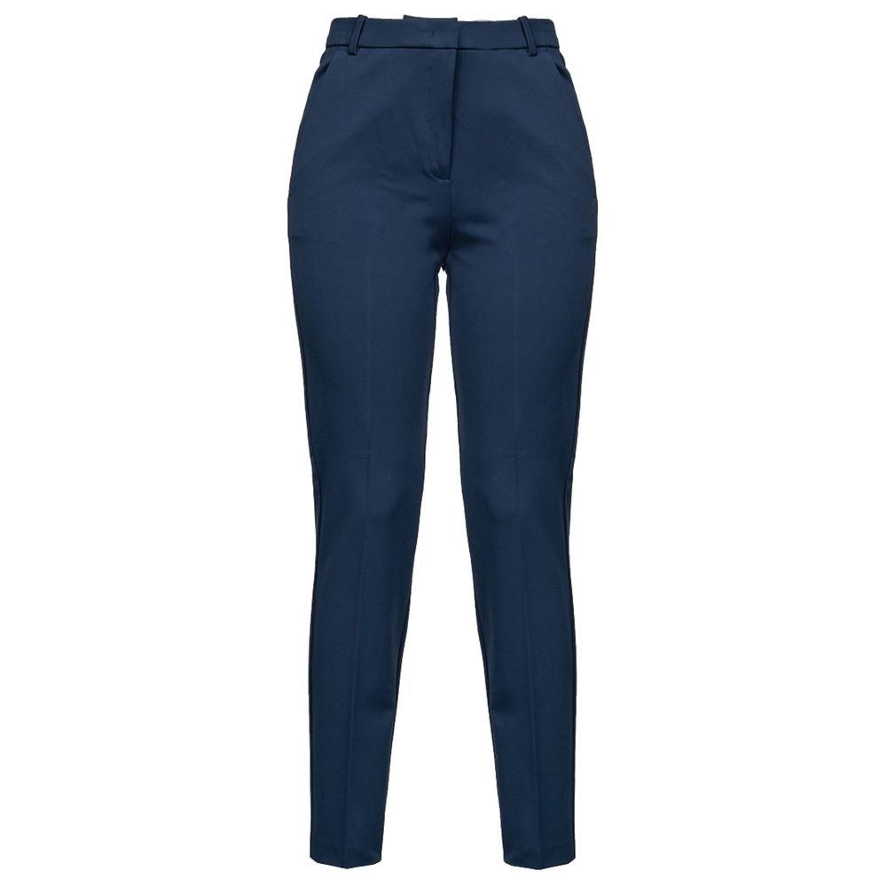 Chic Scuba Effect Cigarette Trousers