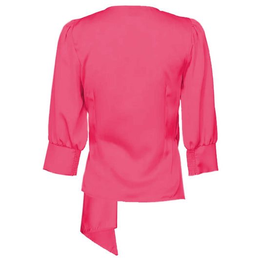 Fuchsia Polyester Sweater