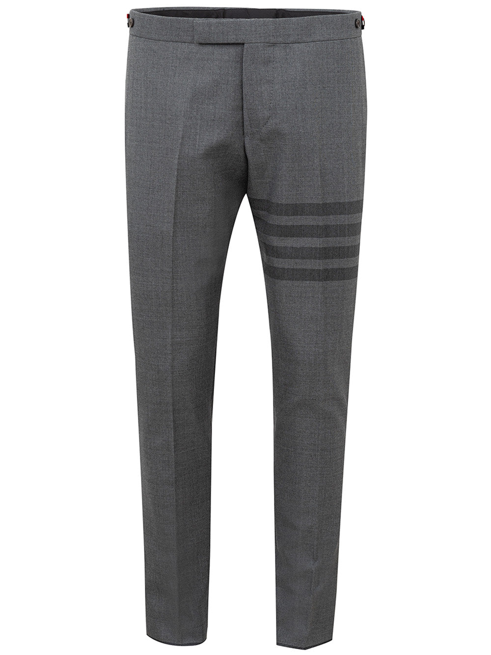 Elegant Tailored Gray Wool Trousers