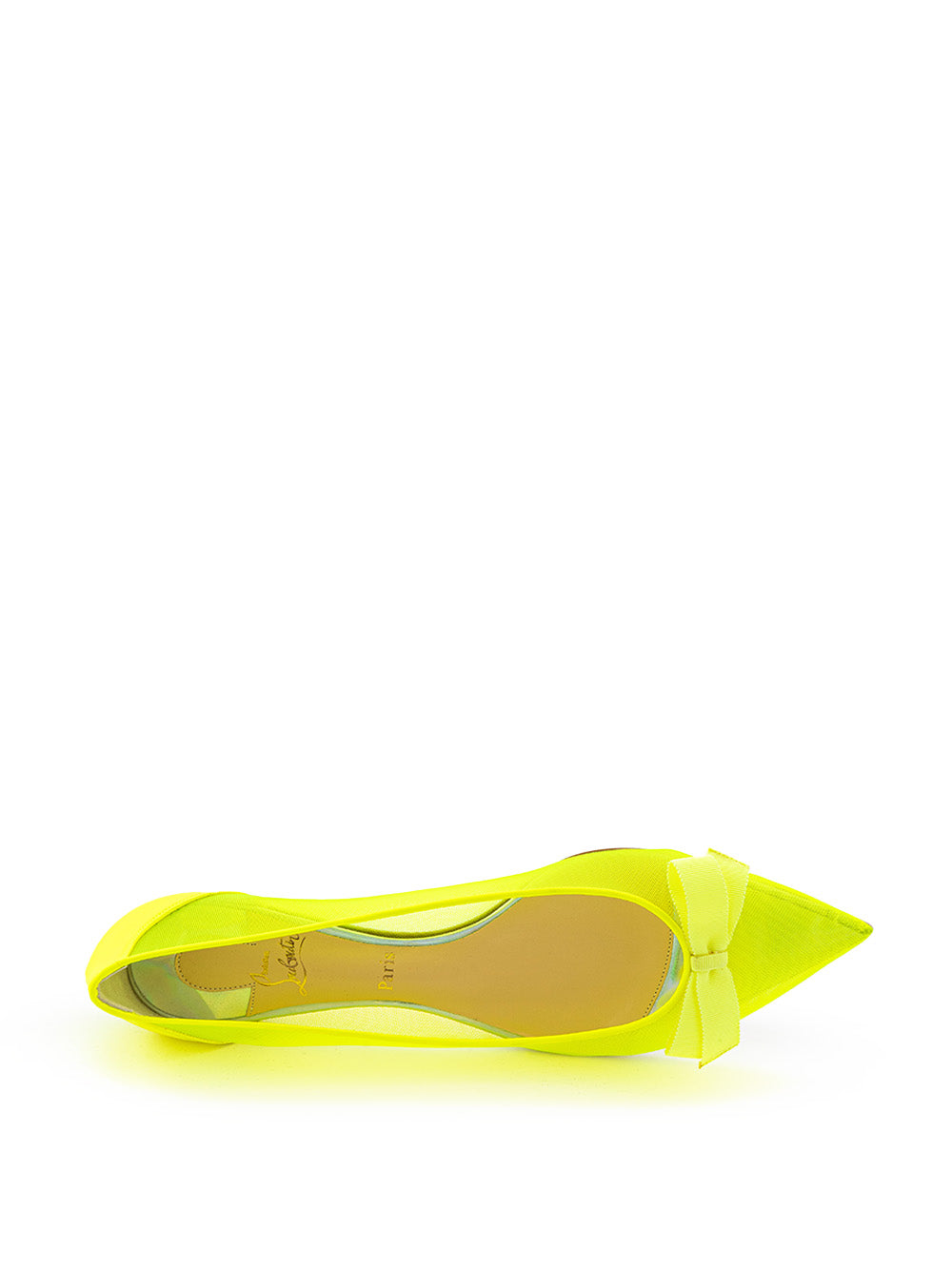 Vibrant Fluo Mesh Pointed Ballerinas