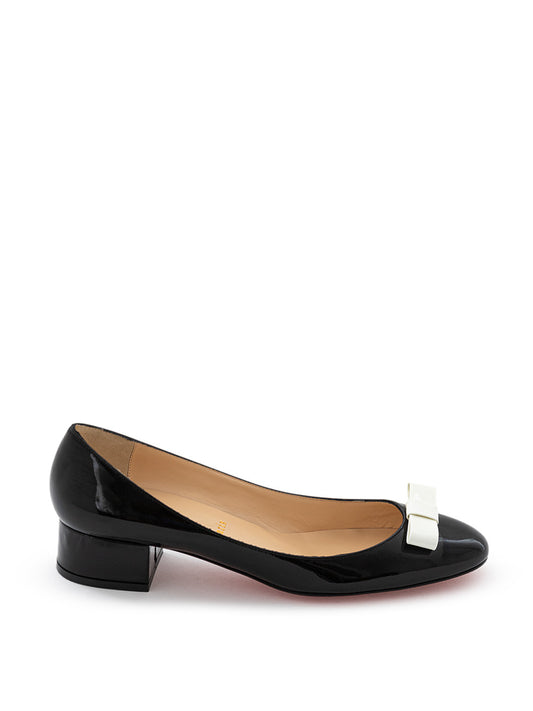 Elegant Black Patent Leather Ballet Flats