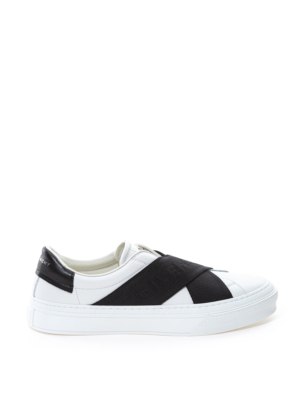 Chic White Leather City Sport Sneakers