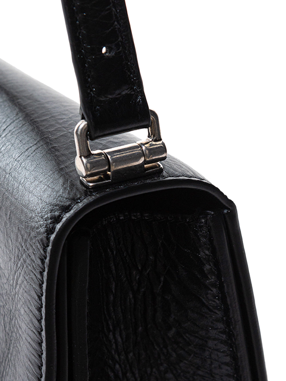 Elegant Black Mini Leather Shoulder Bag