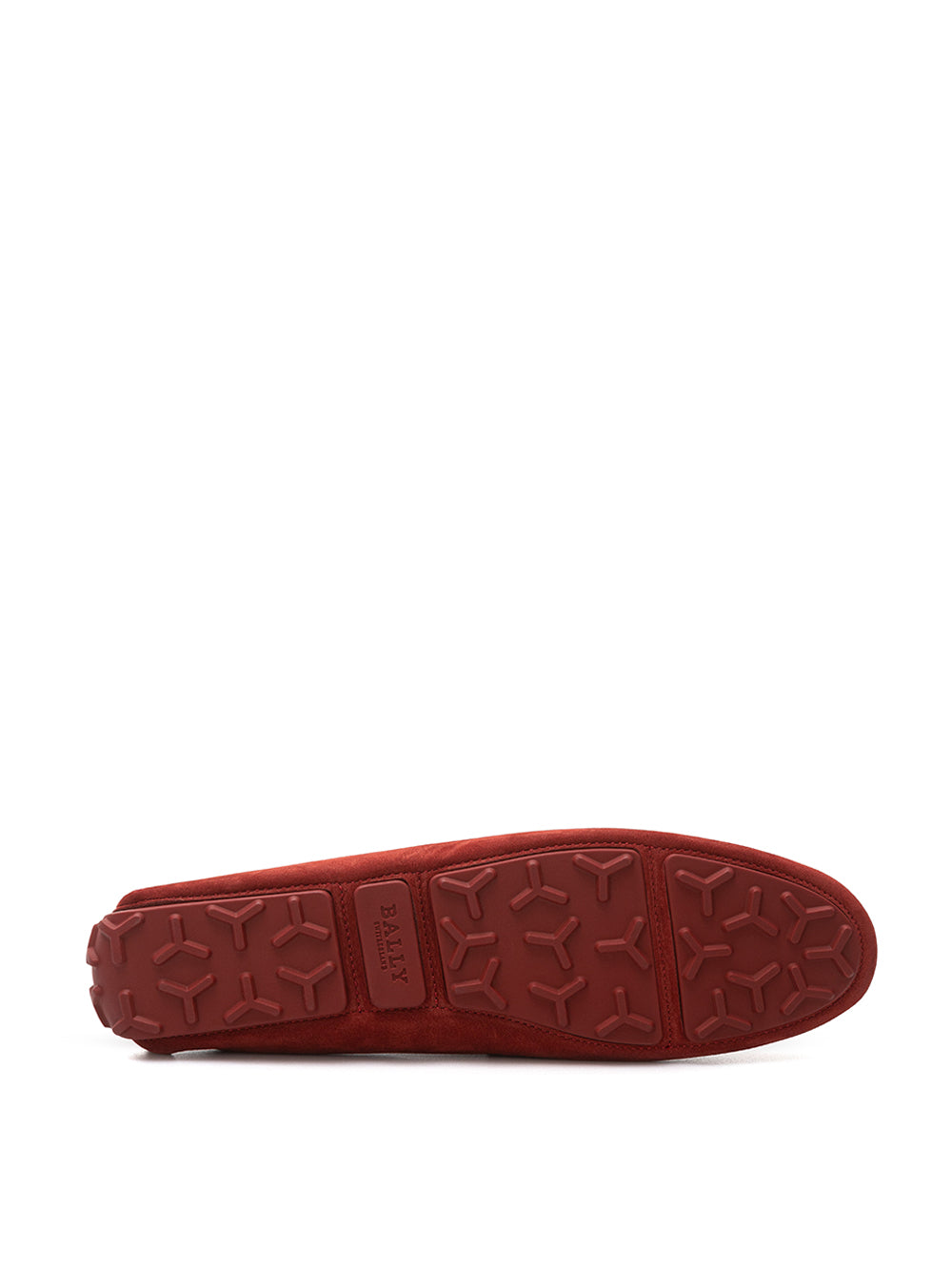 Elegant Bordeaux Suede Penny Loafers