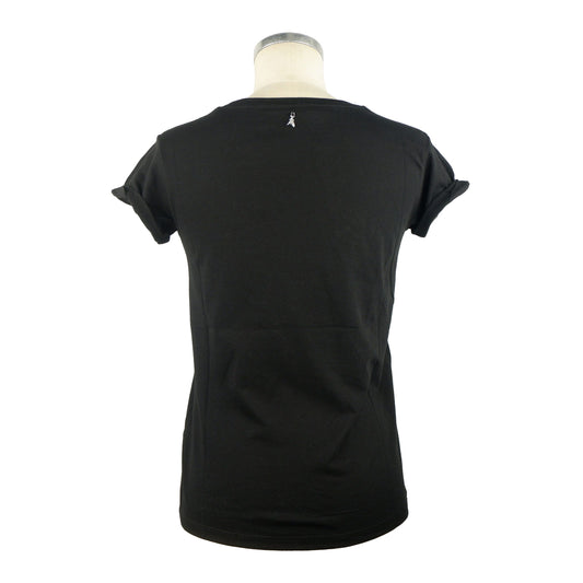 Elegant Crew Neck T-Shirt with Unique Detailing