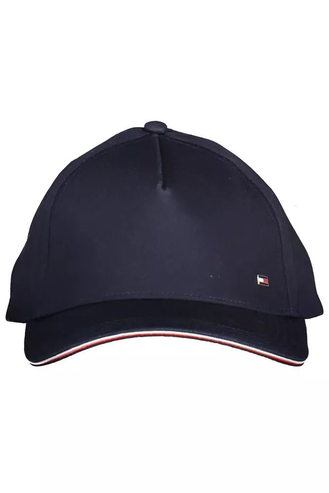 Chic Organic Cotton Visor Cap - Blue