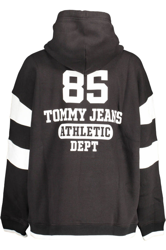 Chic Hooded Sweatshirt with Contrasting Print