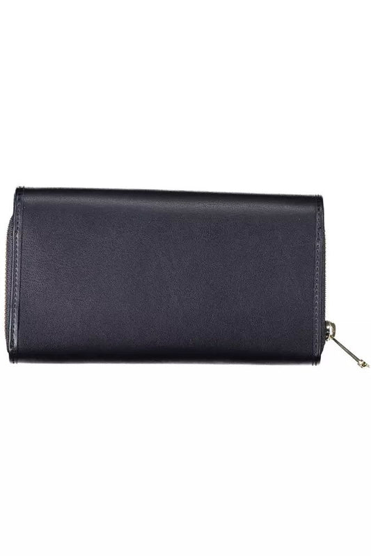 Elegant Blue Wallet with Ample Space